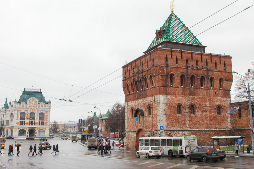 Нижегородский кремль до реставрации