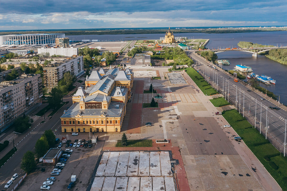 Нижегородская ярмарка до реставрации