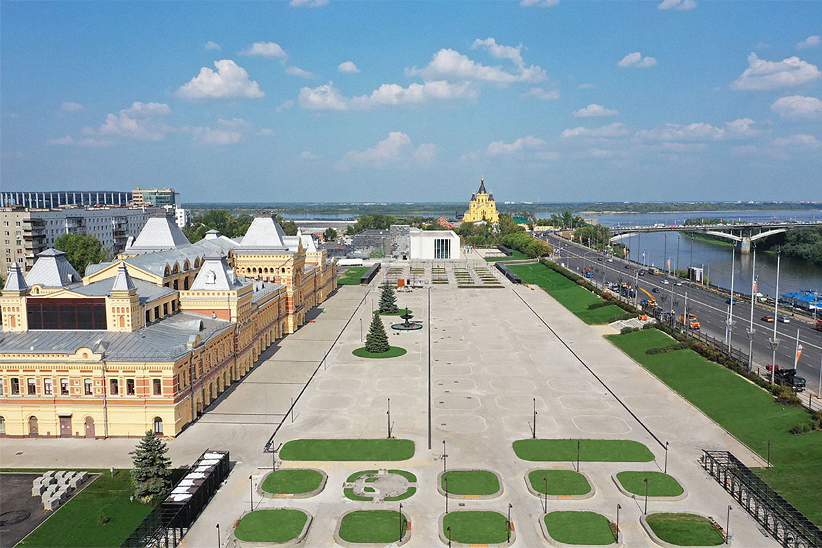 Нижегородская ярмарка после реставрации