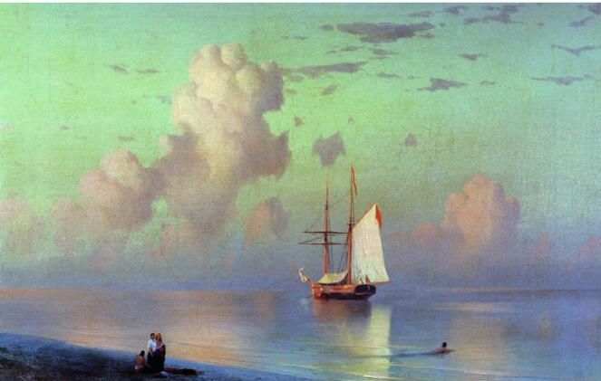Иван Константинович Айвазовский «Закат», 1866 г.